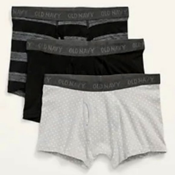 (3) Boxer Briefs and (6) Socks Bundle:  Flex Trunks. 3" Inseam.  Ankle Socks - Picture 2 of 8